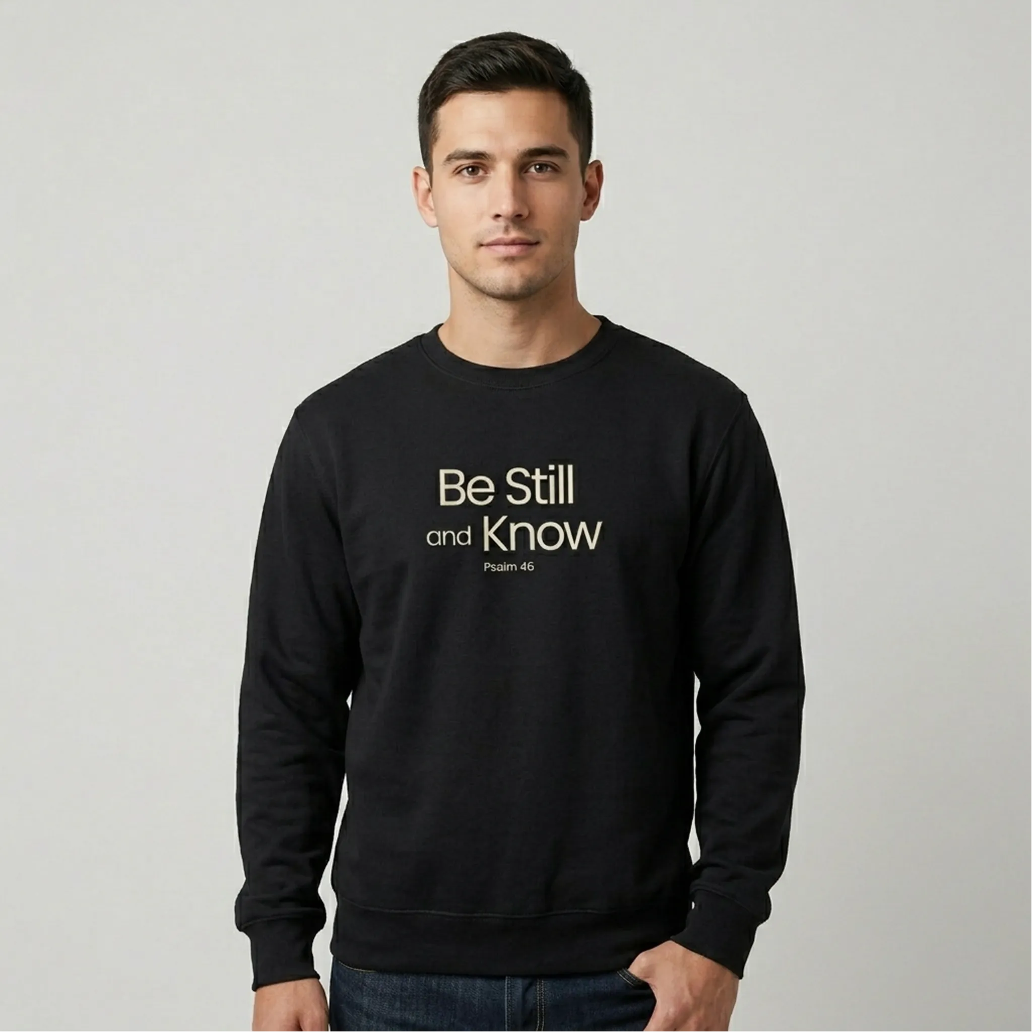 Be Still Sweatshirt - Black